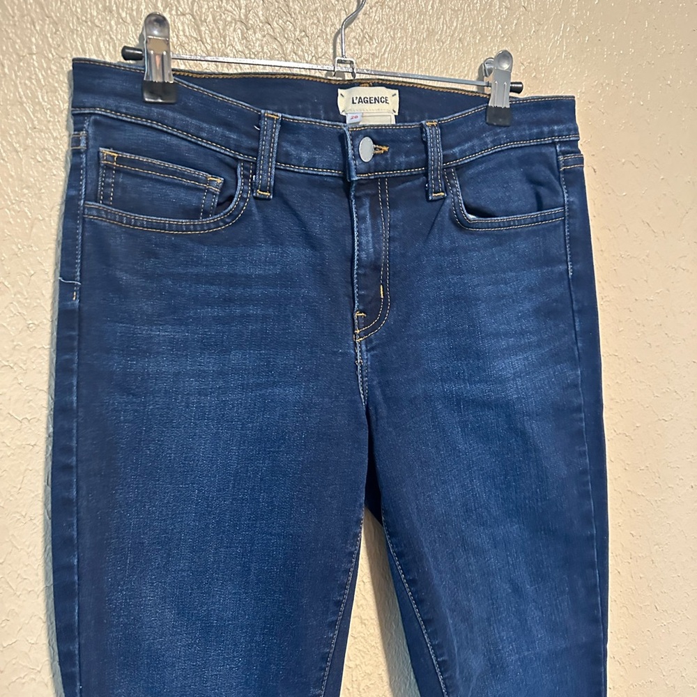 L’AGENCE Brigitte Skinny‎ mid-rise Jeans Size 28 Ankle - Picture 3 of 5